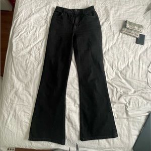 Dynamite hailey black flare jeans